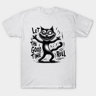 Black Cat Let The Good Times Roll T-Shirt